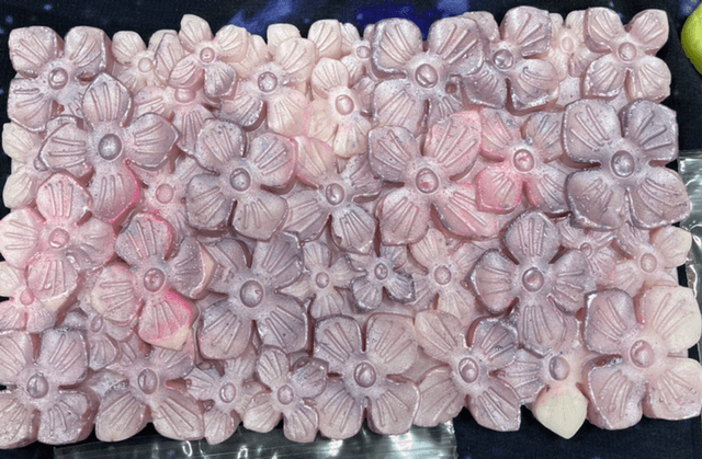 Large flower detail wax melt slab bars -Ready to ship 🚚