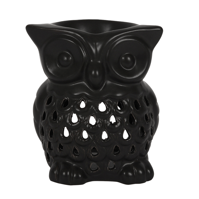 Black Owl Tealight wax warmer 