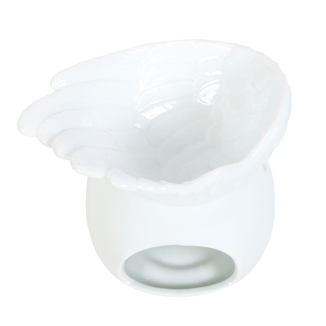 Angel wing dish tealight wax melt burner