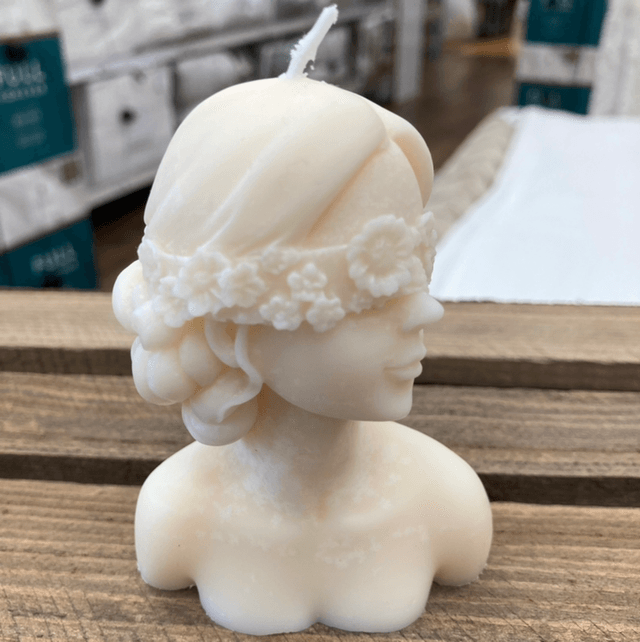 Lady Marie Decorative Candle – Handmade Soy Wax Statement Piece | Custom Scented or Unscented
