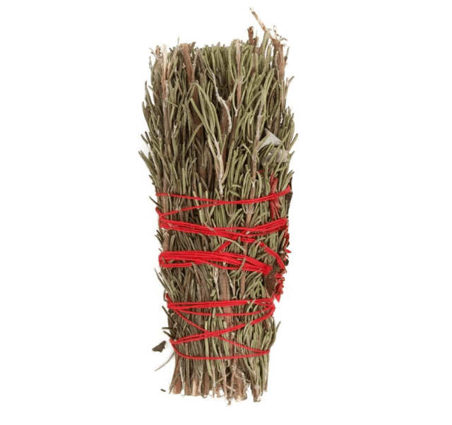 6inch red rituals wand smudge stick 