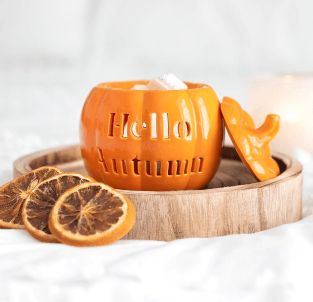 Hello Autumn!🍂 Pumpkin tealight wax and oil burners 