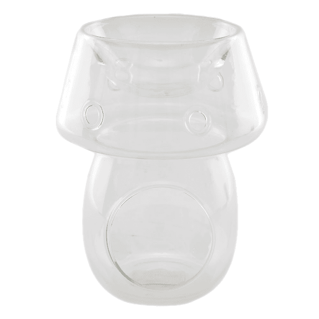 Simple Glass Lamp Shaped Oil Burner/Tealight Wax Warmer 
